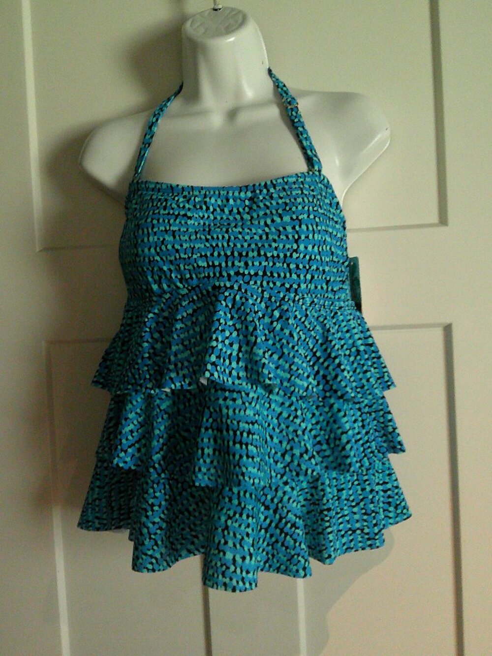 NWT Blue Bathing Suit Top Size 10